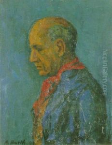 Selbstbildnis Im Profil by Paul Basilius Barth