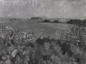 Bluhende Kuste Bei Saint Lunaire by Paul Basilius Barth