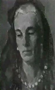 Fraumit Dunklem Schleier by Paul Basilius Barth