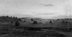 Hay Harvest, Sunset by William Newton Bartholomew
