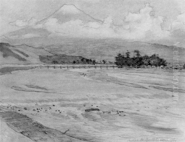 View Of Japan With Water And Distant Mountain - view 1
