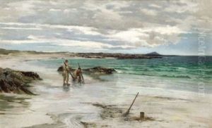 Digging For Clams by William H. Bartlett