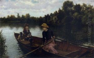 A Boating Trip On An Idle Afternoon by William H. Bartlett