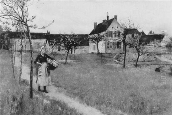 Meisje Met Wasmand - view 1