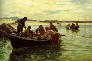 Off To The Fair, Connemara by William H. Bartlett