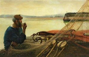 Fischer Im Boot by William Henry Bartlett