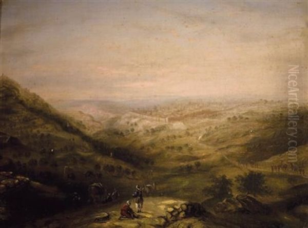 Caravan Facing Jerusalem - view 1
