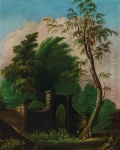 Washington's Tomb by William Henry Bartlett