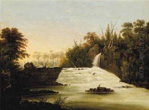 View Of Passaic Falls, New Jersey