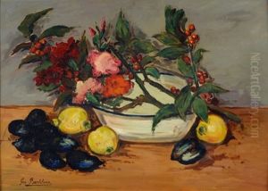 Catinella Con Fiori by Giovanni Bartolena