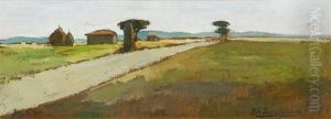 Paesaggio A Campolecciano by Giovanni Bartolena