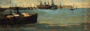 Porto Di Livorno by Giovanni Bartolena