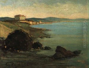 Riviera Livornese (marina Di Antignano) by Giovanni Bartolena