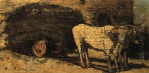 Buoi Al Carro by Giovanni Bartolena
