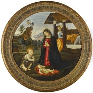 The Madonna And Infant Saint John The Baptist Adoring The Christ Child