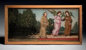 Scene De La Vie De Saint Francois D'assise: Le Miracle Des Roses