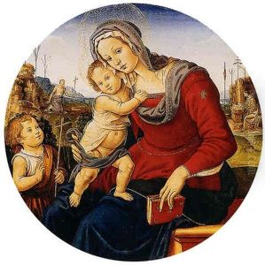 Madonna Col Bambino E San Giovannino, San Girolamo E San Francesco