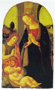 The Madonna And Child With Saint John The Baptist