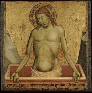Christ As The Man Of Sorrows by Martino di Bartolommeo di Biagio