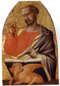 Der Evangelist Lukas by Martino di Bartolommeo di Biagio
