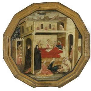 The Montauri Birth Tray by Bartolommeo di Fruosino