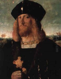 Portrait Of A Young Bearded Man (the 'stuyvesant Portrait') by (Veneto) Bartolommeo