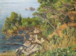 An Der Kuste by Wilhelm Bartsch