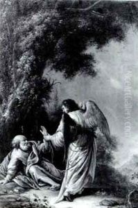 Elijah Visited By The Angel by Willem Bartsius