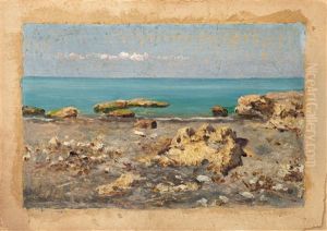 Strand Mit Felsen In Palo
