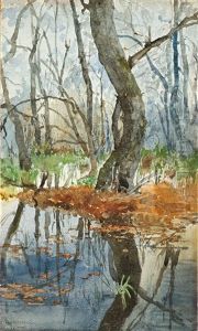 Baume Im Sumpf by Pietro Barucci