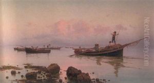 Calling The Fleet, Bay Of Naples by Pietro Barucci