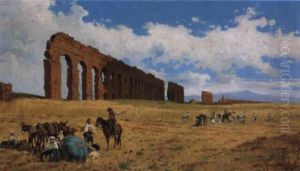 A Roman Campagna by Pietro Barucci