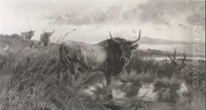 Cattle In The Roman Campagna