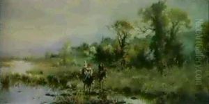 Nella Campagna Romana by Pietro Barucci