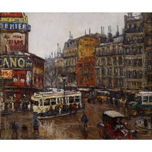 Place De Clichy by Georges Barwolf