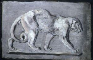 Etude Pour La Panthere Marchant