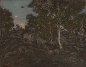 The Forest Of Fontainebleau by Antoine-louis Barye