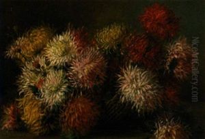 Still Life Of Crysanthemums