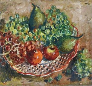 Autumn Still Life With Fruits by Andor Basch