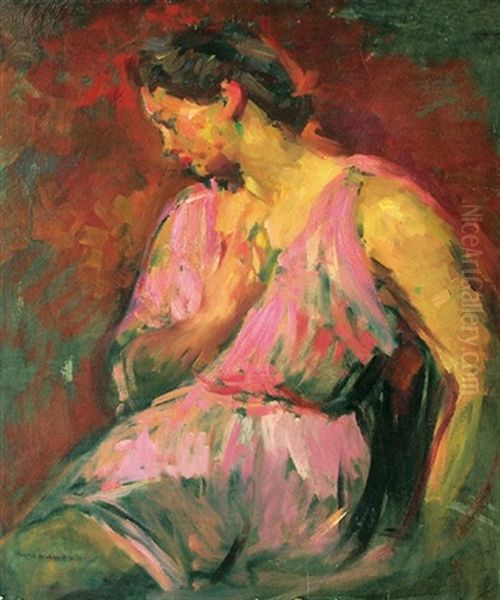 Femme Pensive (+ Maternite, Verso) - view 1