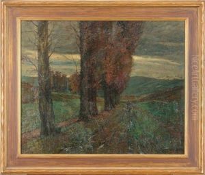 Travelers On A Country Road