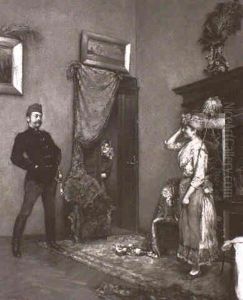 Der Fesche Soldat Und Das Kammerk,tzchen by Gyula Basch