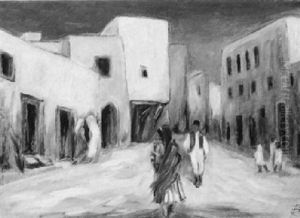 In Nordafrika by Rudolf Baschant
