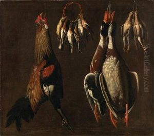 Still Life Of Birds by Evaristo Baschenis