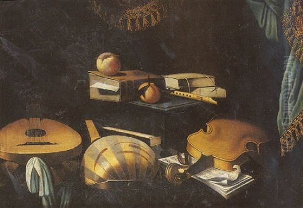 Nature Morte Aux Instruments De Musique - view 1