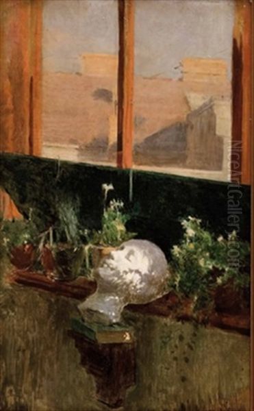 Blick Aus Dem Atelier Auf Hausdacher - view 1