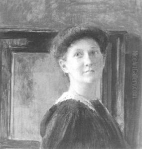 Erna Scheid, Portrait by Emanuel Baschny