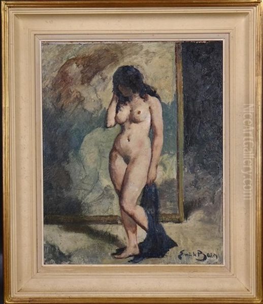 Naked Woman Standing In Front - view 1