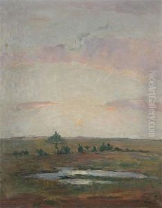 La Fagne Au Coucher De Soleil La Fagne Au Coucher De Soleil