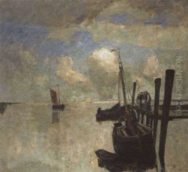 Sailing Vessels At Sea - view 1